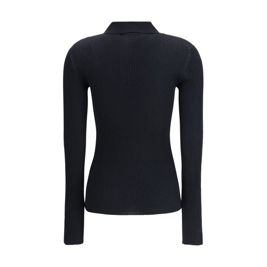 Dolce &amp; Gabbana Schwarzes Kaschmir-Poloshirt