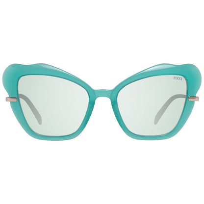 Emilio Pucci Türkis Damen Sonnenbrille