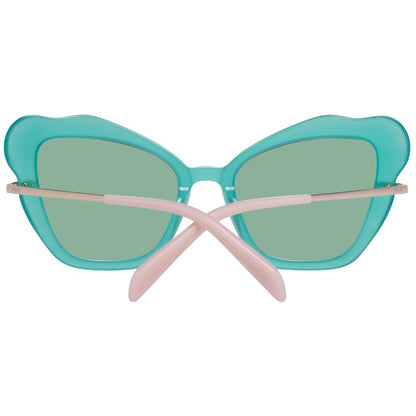 Emilio Pucci Türkis Damen Sonnenbrille