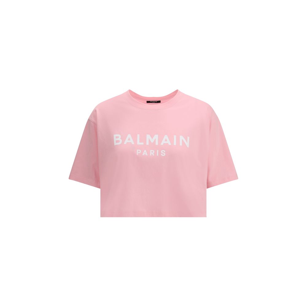 T-Shirt mit Balmain-Logo
