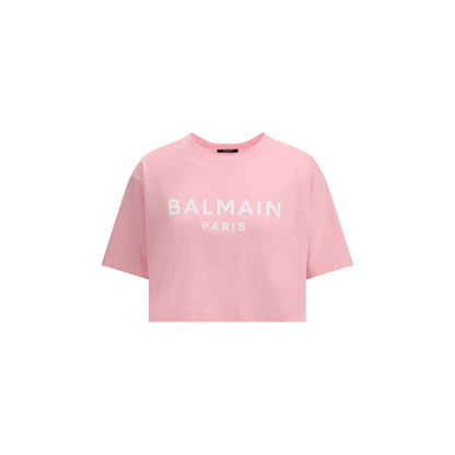 T-Shirt mit Balmain-Logo