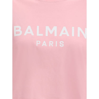 T-Shirt mit Balmain-Logo
