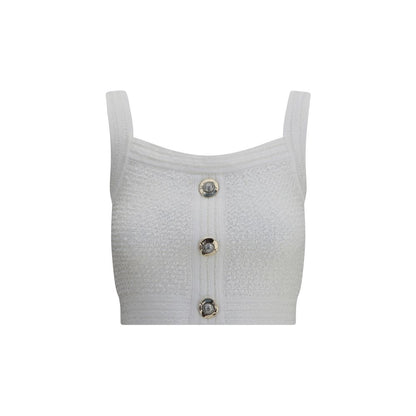 Balmain – Kurzes Tweed-Top