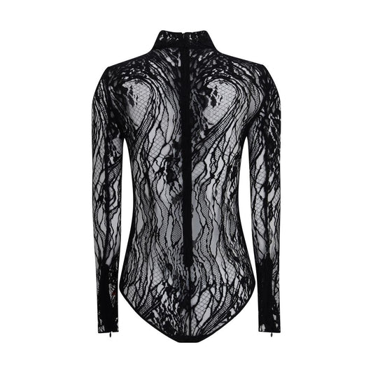 Schwarzes Baumwoll-Top von Balmain