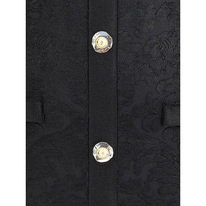 Schwarzes Cocktailkleid aus Viskose von Balmain