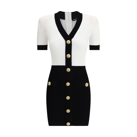 Balmain – Midikleid mit Flechtmuster