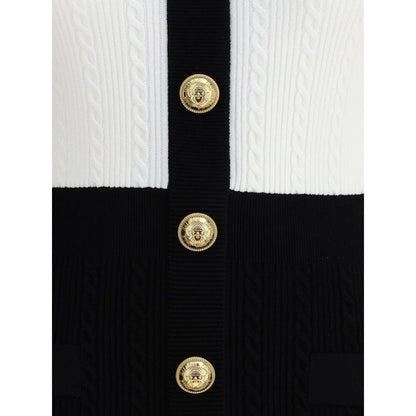 Balmain – Midikleid mit Flechtmuster