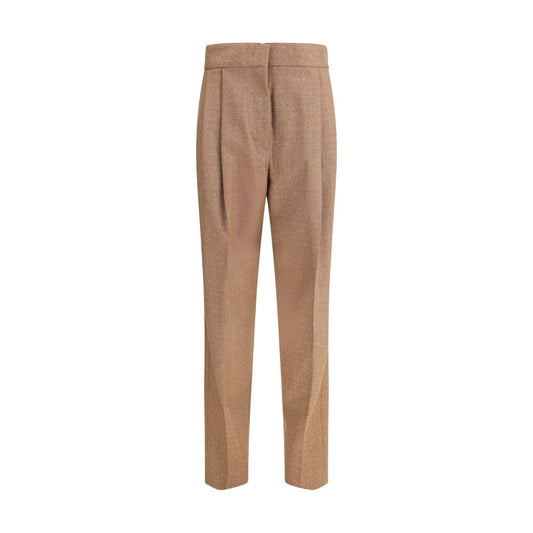 Fabiana Filippi Beige Woll-Fleece-Hose