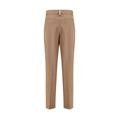 Fabiana Filippi Beige Woll-Fleece-Hose