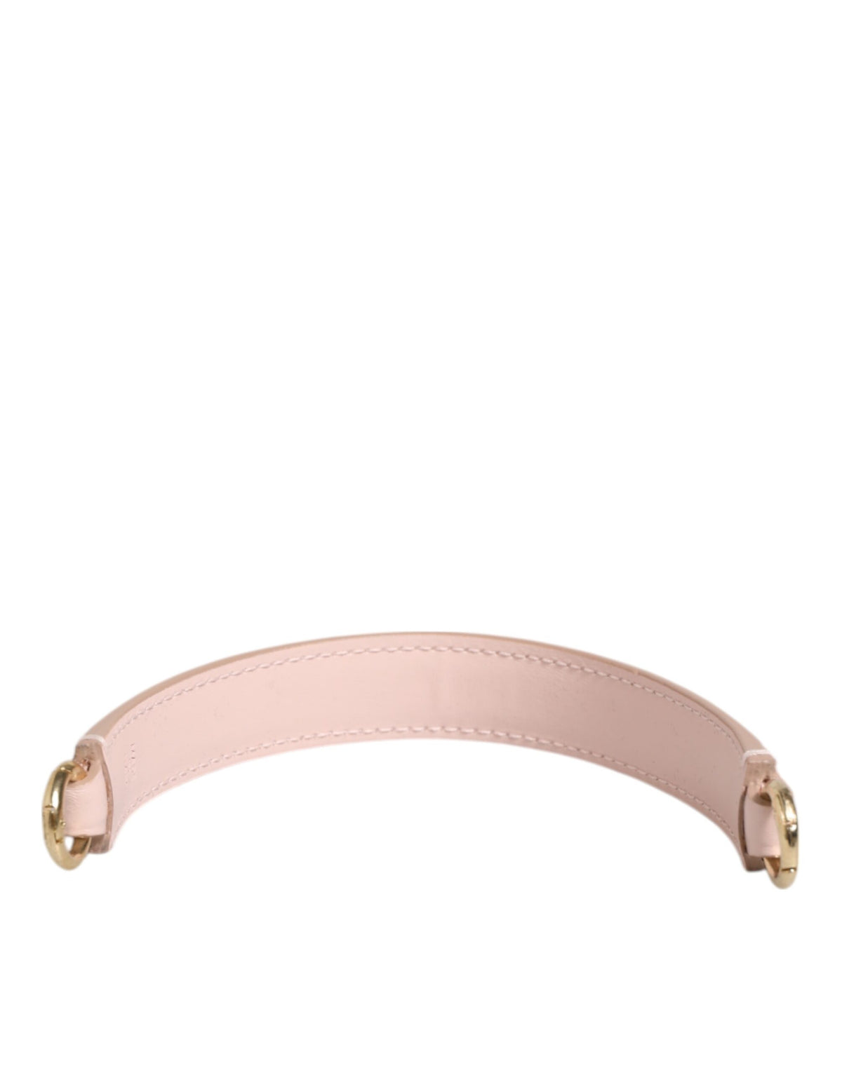 Dolce &amp; Gabbana Riemen Rosa Leder Gold Ton Big Bag Griff Schultergurt