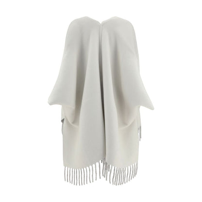 Brunello Cucinelli Poncho aus Kaschmir und Wolle