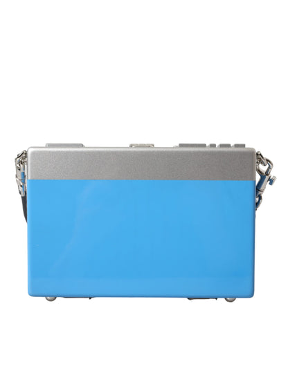 Dolce &amp; Gabbana – Mehrfarbige Umhängetasche mit Kassettenspieler-Box „DG Music“