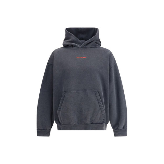 Balenciaga Graues Baumwoll-Sweatshirt