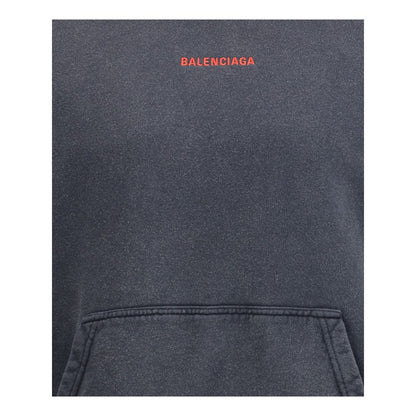 Balenciaga Graues Baumwoll-Sweatshirt