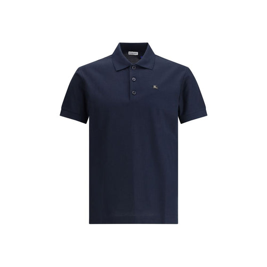 Burberry Poloshirt aus Baumwolle in Blau
