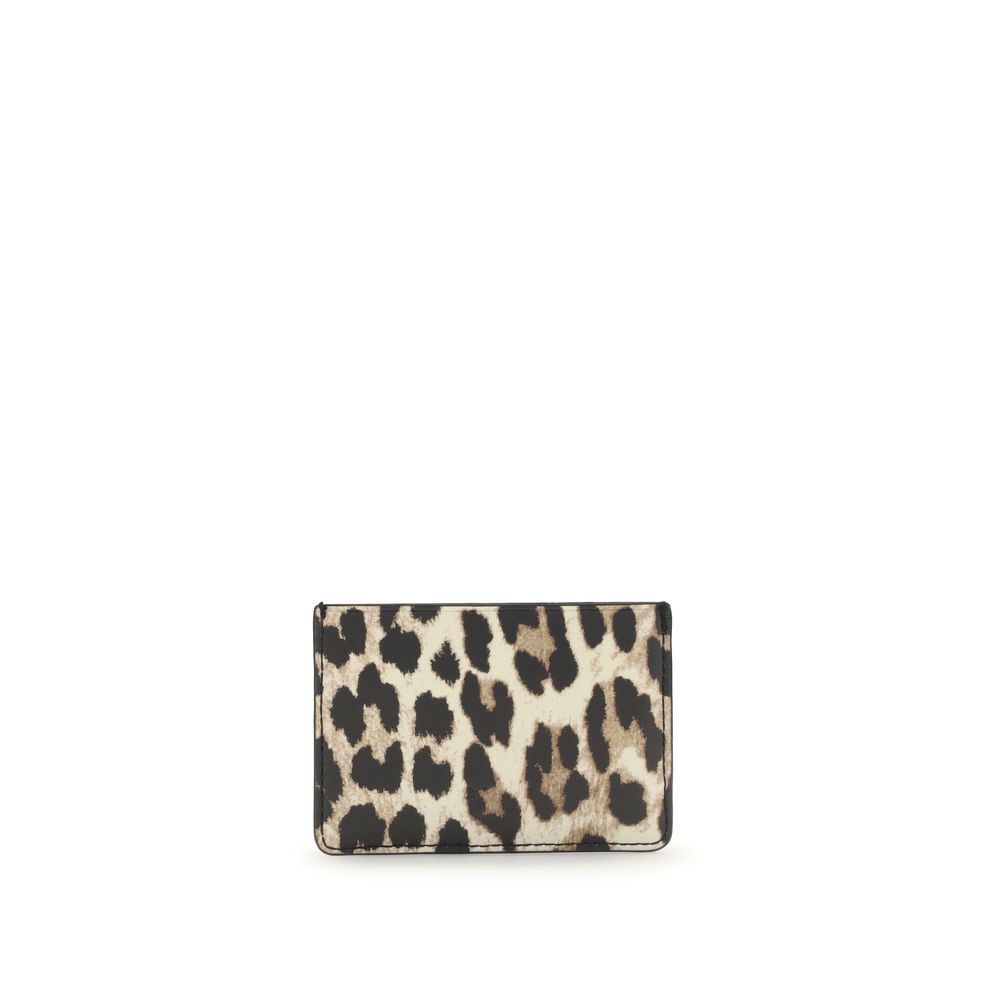 Ganni Leopard Bou Kartenetui