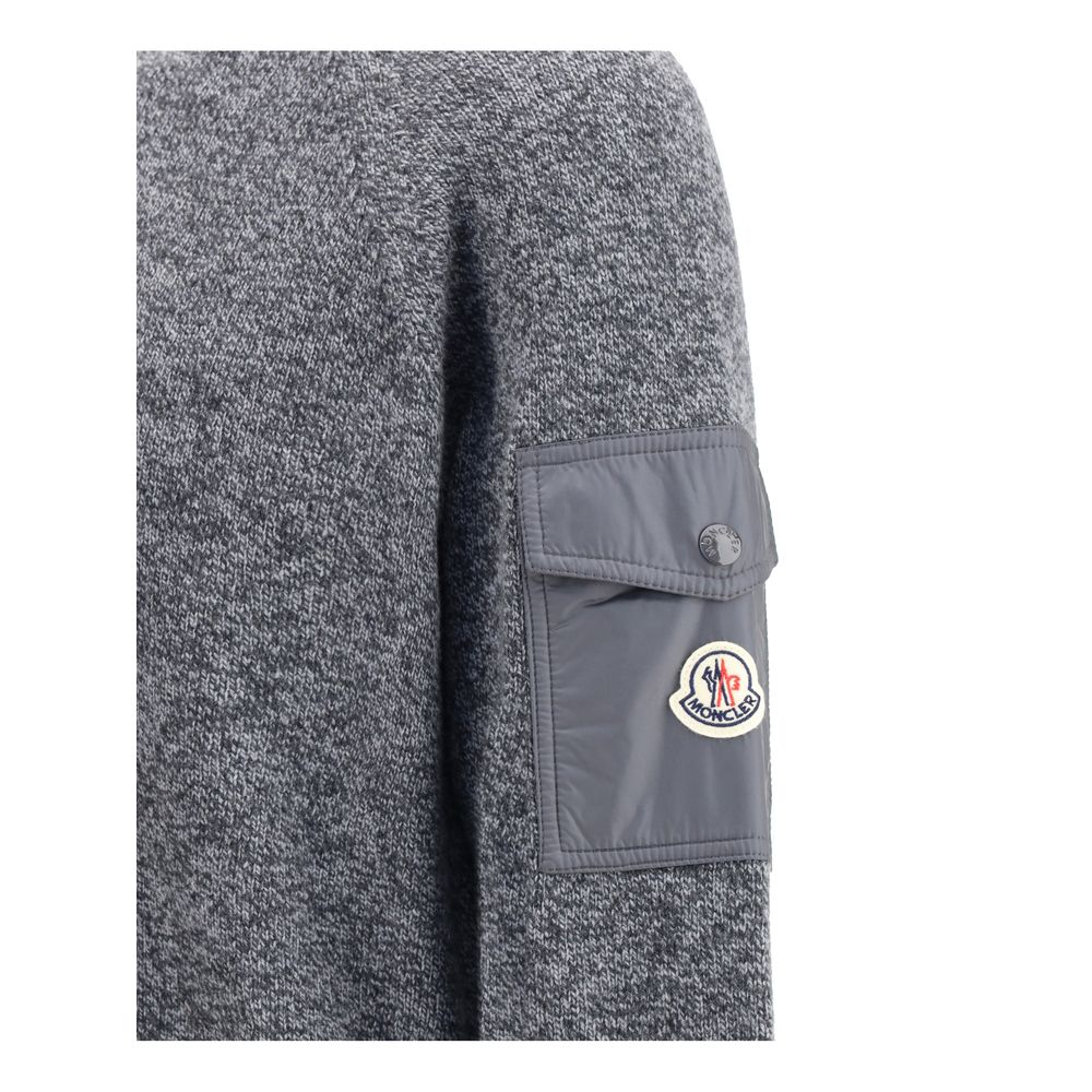 Moncler Pullover aus Wollmouliné und Kaschmir
