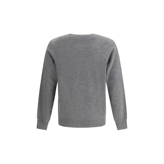 Brunello Cucinelli Grauer Kaschmir-Pullover aus Kaschmir