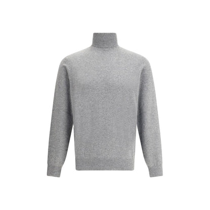 Brunello Cucinelli Grauer Kaschmir-Pullover aus Kaschmir