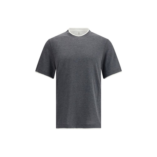 Brunello Cucinelli Seiden-T-Shirt