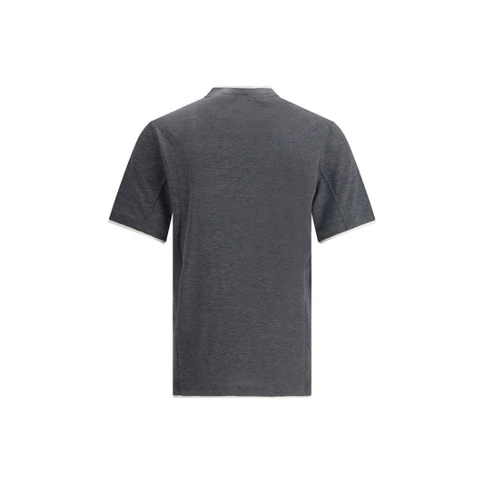 Brunello Cucinelli Seiden-T-Shirt