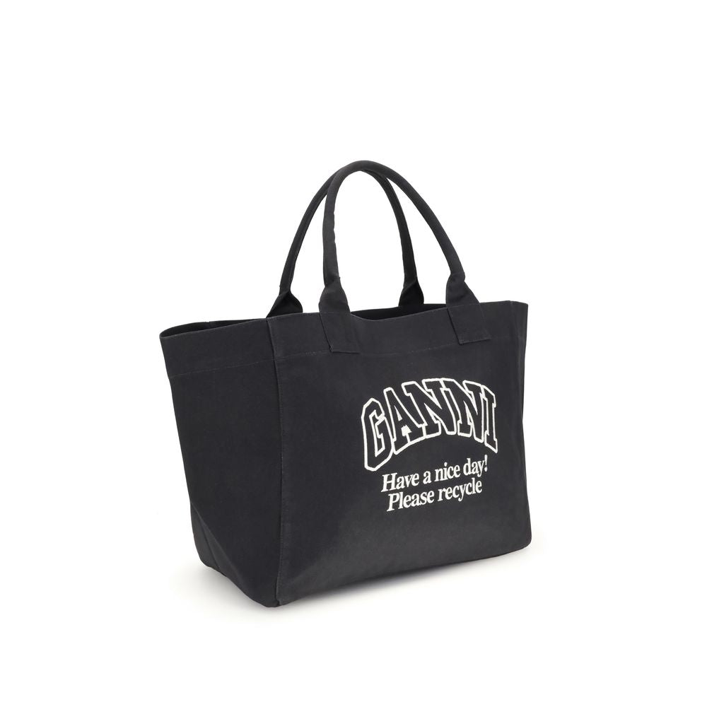 Ganni XXL Canvas-Tragetasche
