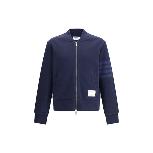 Thom Browne Blaues Baumwoll-Sweatshirt