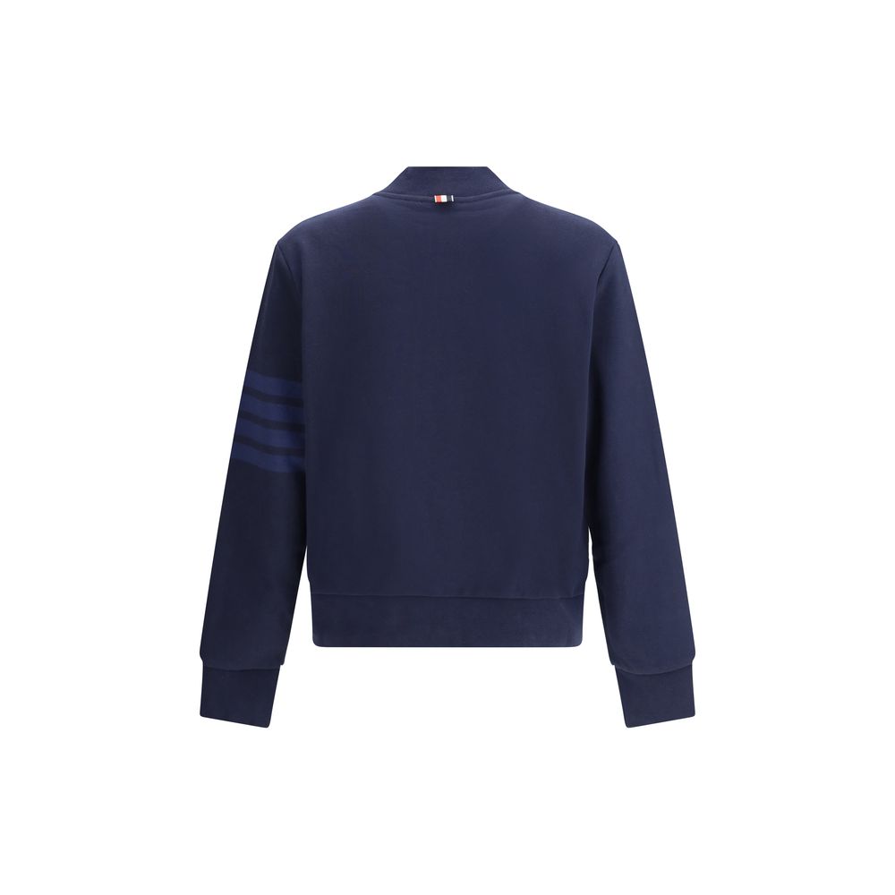 Thom Browne Blaues Baumwoll-Sweatshirt