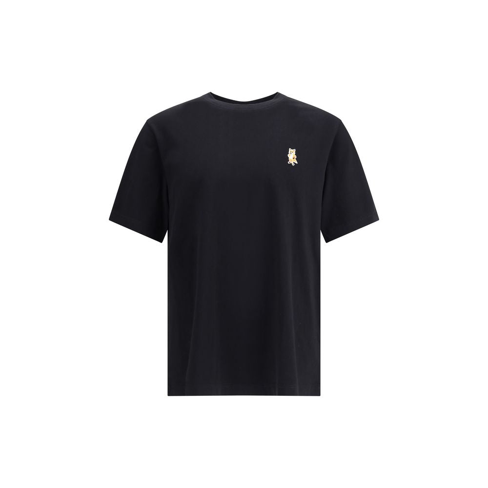 Maison Kitsuné Black Cotton T-Shirt