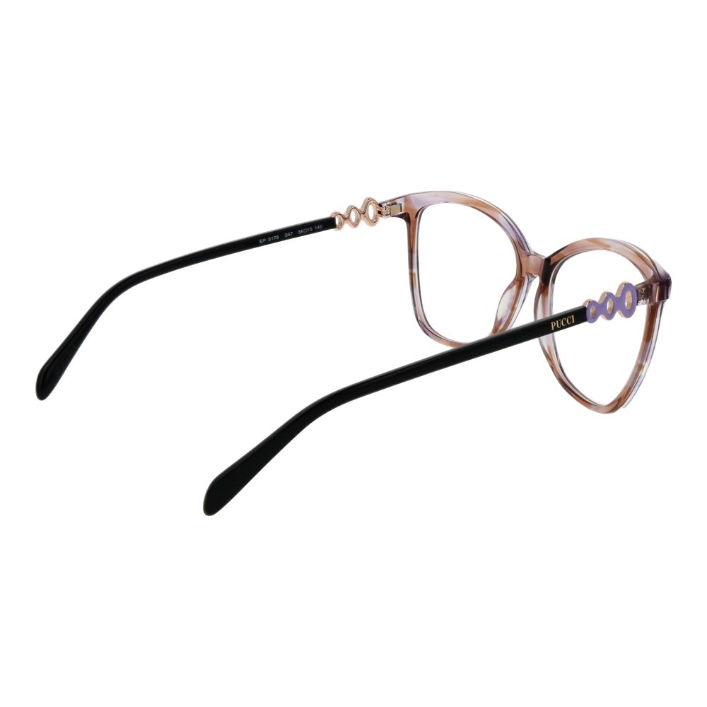 Emilio Pucci Braune Damen-Brillenfassung