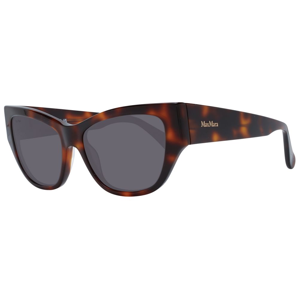 Max Mara Braune Sonnenbrille aus Kunststoff
