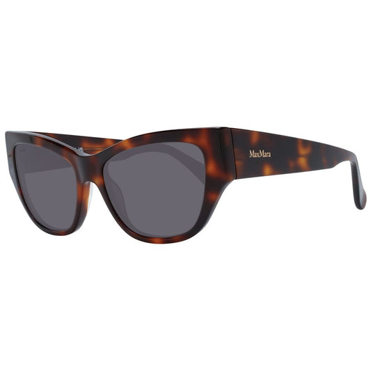 Max Mara Braune Sonnenbrille aus Kunststoff