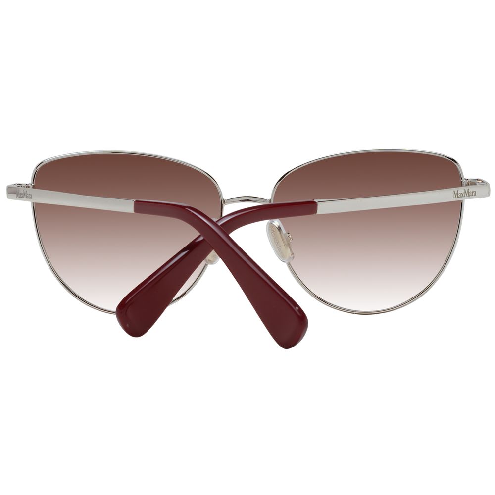 Max Mara Sonnenbrille aus rotem Metall