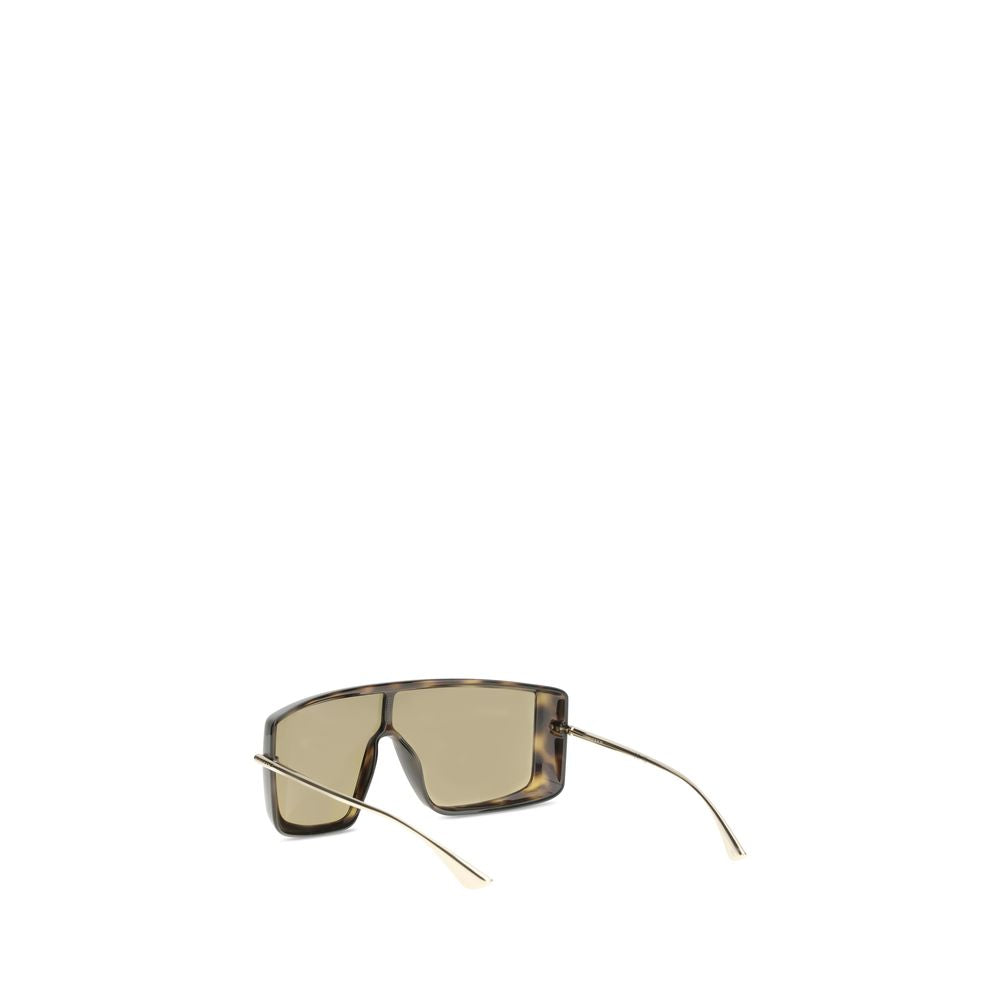Alexander McQueen Sonnenbrille aus braunem Acetat