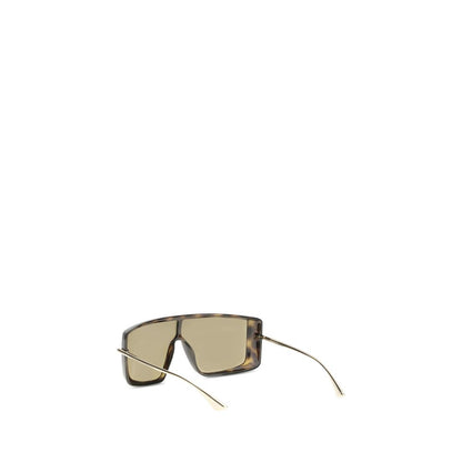 Alexander McQueen Sonnenbrille aus braunem Acetat