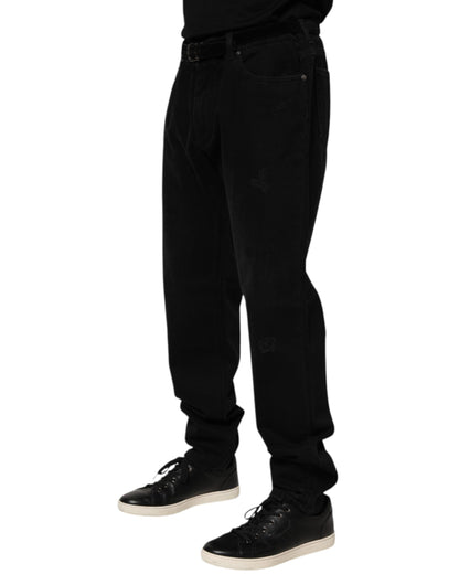 Dolce &amp; Gabbana Schwarze Jeans aus normalem Baumwolldenim für Herren