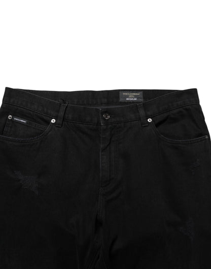 Dolce &amp; Gabbana Schwarze Jeans aus normalem Baumwolldenim für Herren