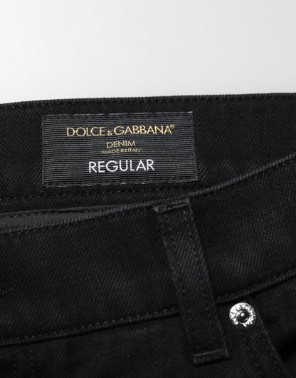 Dolce &amp; Gabbana Schwarze Jeans aus normalem Baumwolldenim für Herren