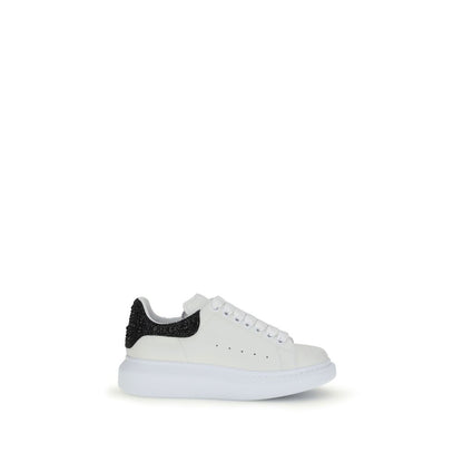 Alexander McQueen Sneaker aus weißem Leder mit dicker Sohle