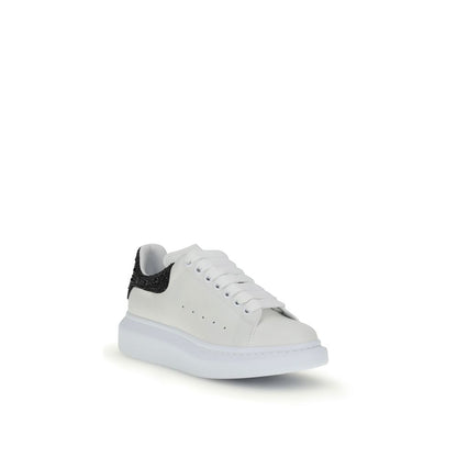 Alexander McQueen Sneaker aus weißem Leder mit dicker Sohle