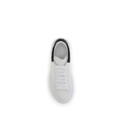 Alexander McQueen Sneaker aus weißem Leder mit dicker Sohle