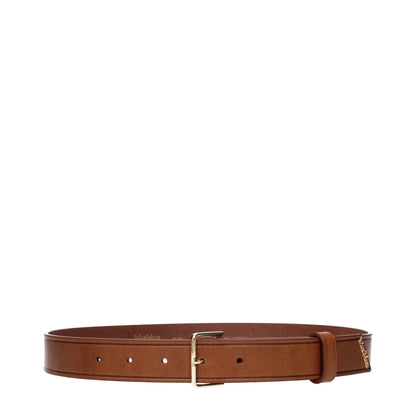Max Mara – Braune, normale Ledergürtel