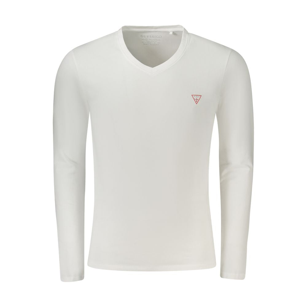 Guess Jeans – Weißes Baumwoll-T-Shirt