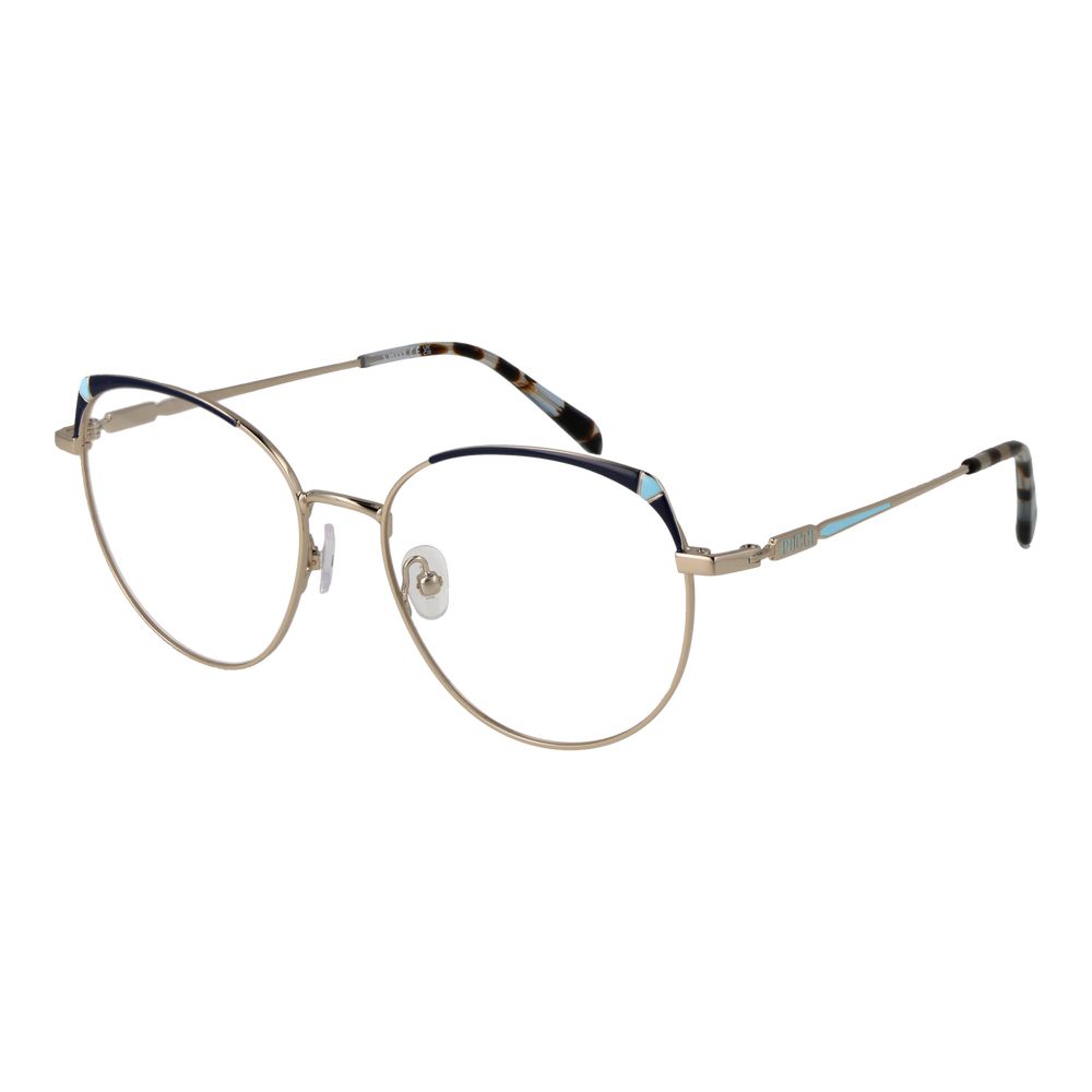 Emilio Pucci Gold Damen Brillengestell
