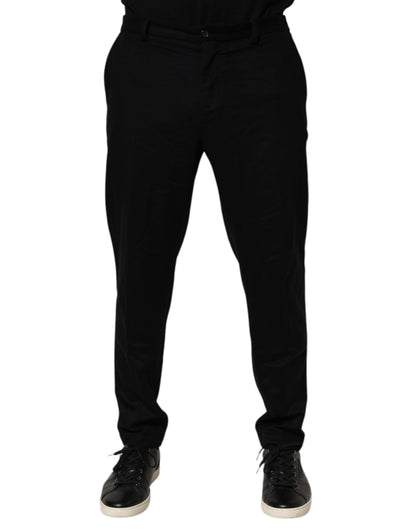 Dolce &amp; Gabbana – Schwarze formelle Kaschmirhose