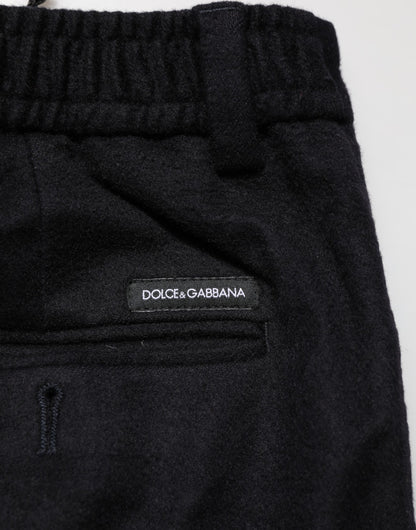 Dolce &amp; Gabbana – Schwarze formelle Kaschmirhose