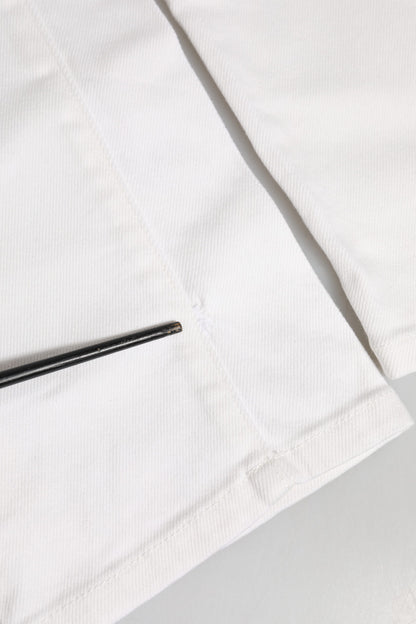 Dolce &amp; Gabbana Slim Fit Jeans aus Stretch-Baumwolle in Off-White