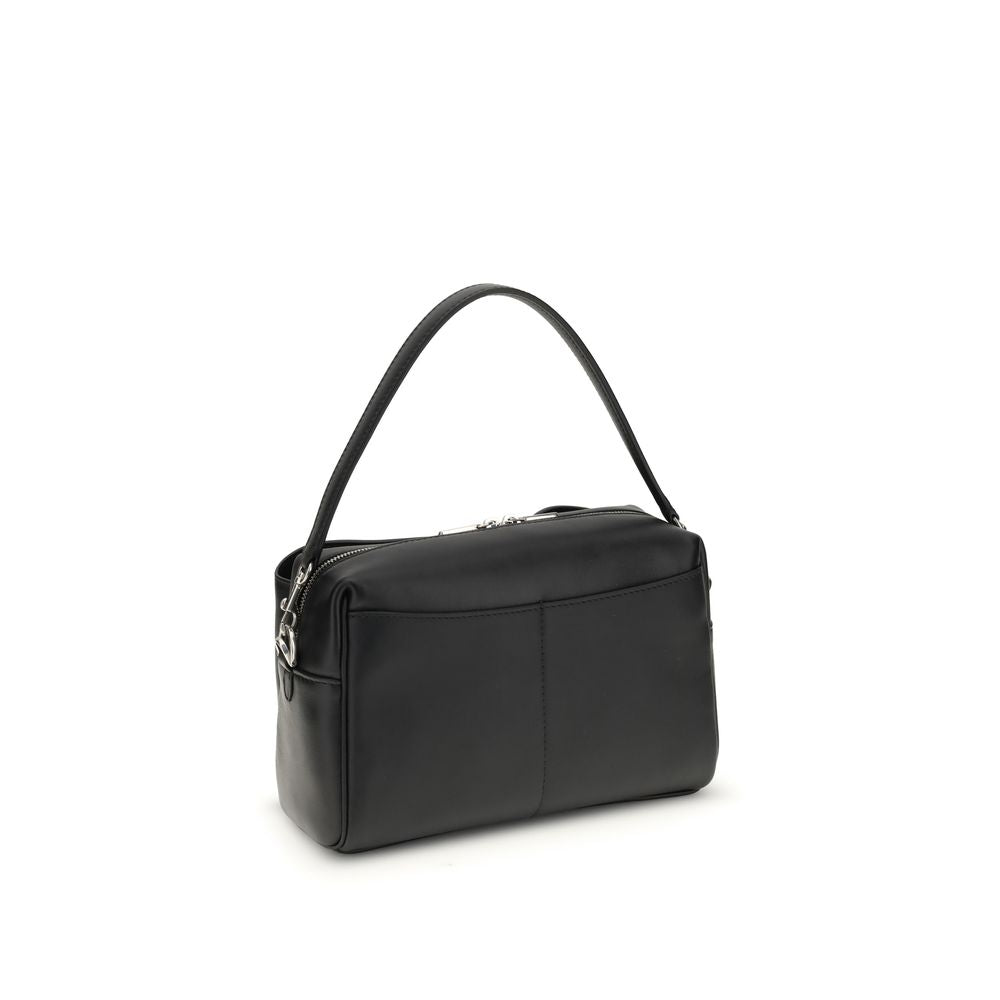 Balenciaga Schultertasche aus schwarzem Kalbsleder Bos Taurus