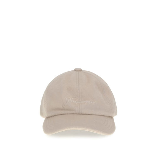 Jacquemus Wollkappe in Beige (Baseballkappe)