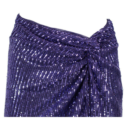 PINKO Purple Polyester Skirt